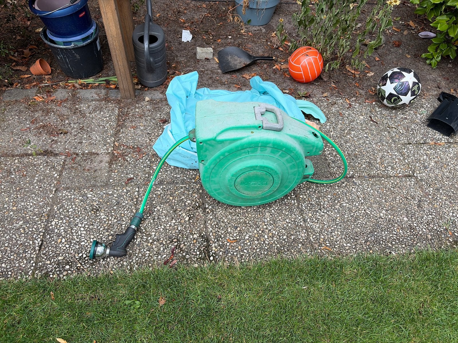Hozelock tuinslang 20m uit 2002, Tuin en Terras, Tuinslangen, Ophalen, Gebruikt, Tuinslang