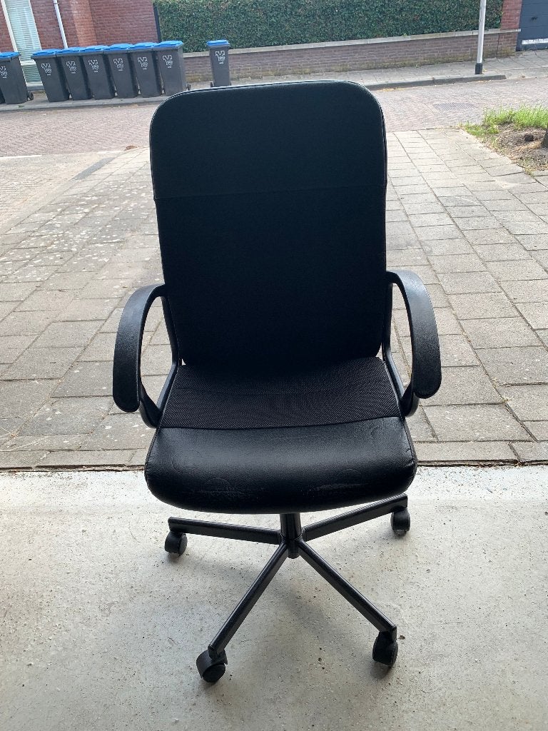 bureaustoel, Ophalen, Gebruikt, Zwart, Bureaustoel
