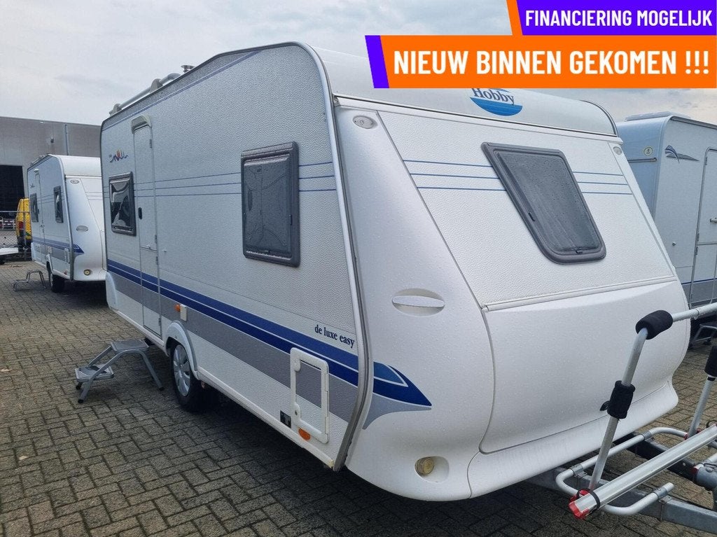 Hobby de luxe easy 460 ufe MOVER + VOORTENT +FRANSBED+DOUCHE, Rondzit, Hobby, Bedrijf, Mover