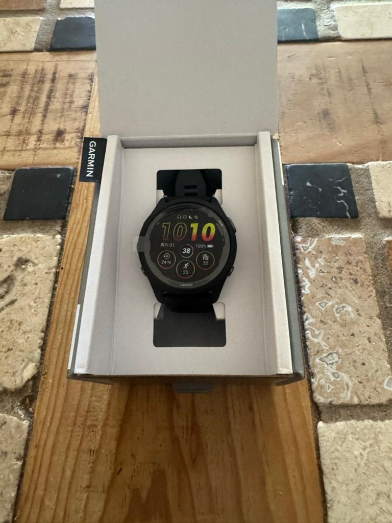 Garmin Forerunner 265 - Zo goed als nieuw, Afstand, Zwart, Ophalen of Verzenden, Zo goed als nieuw