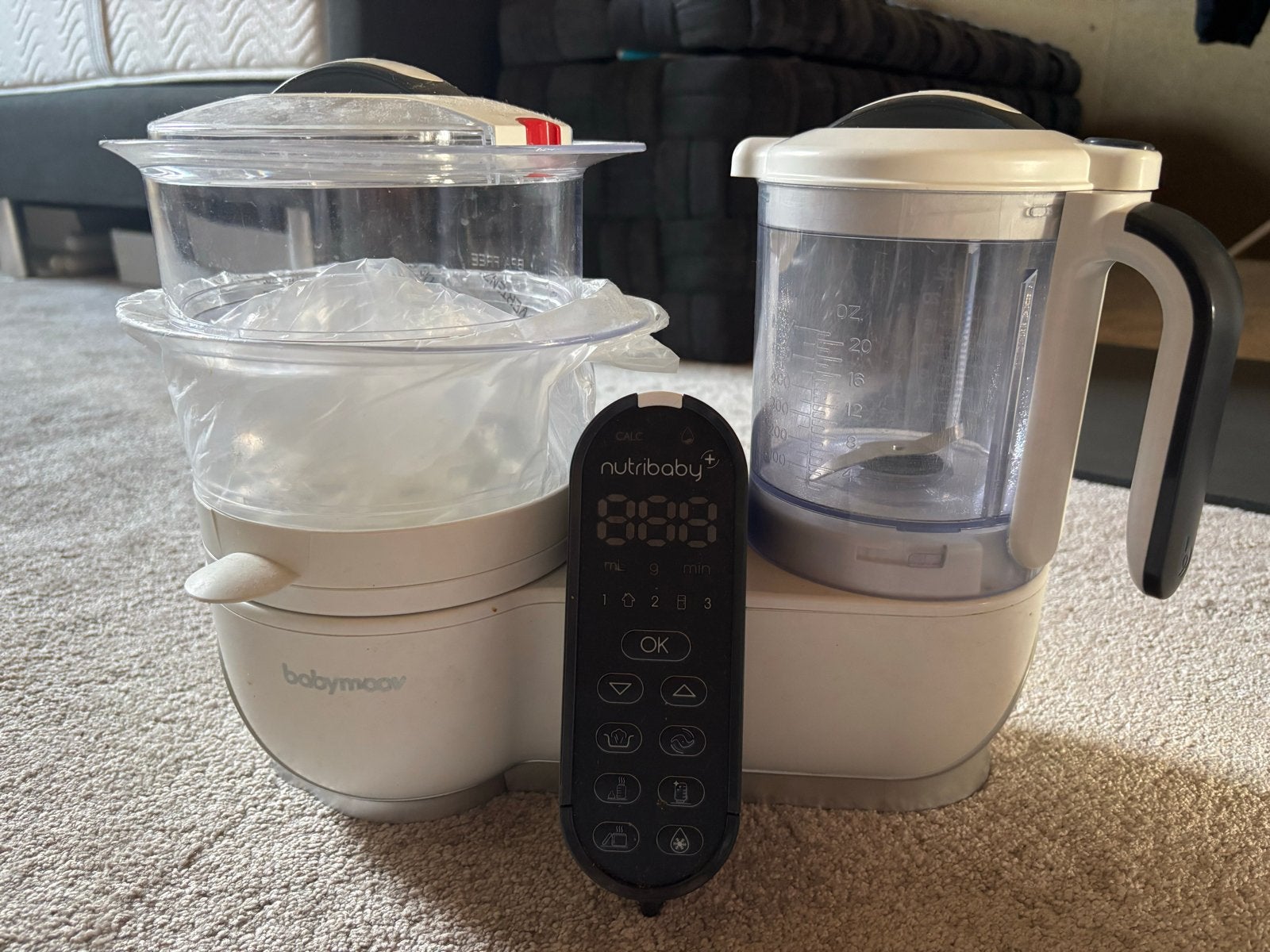 Babymoov Nutribaby+ Stomen en bereiden van babyhapjes, Ophalen of Verzenden, Gebruikt, Overige typen