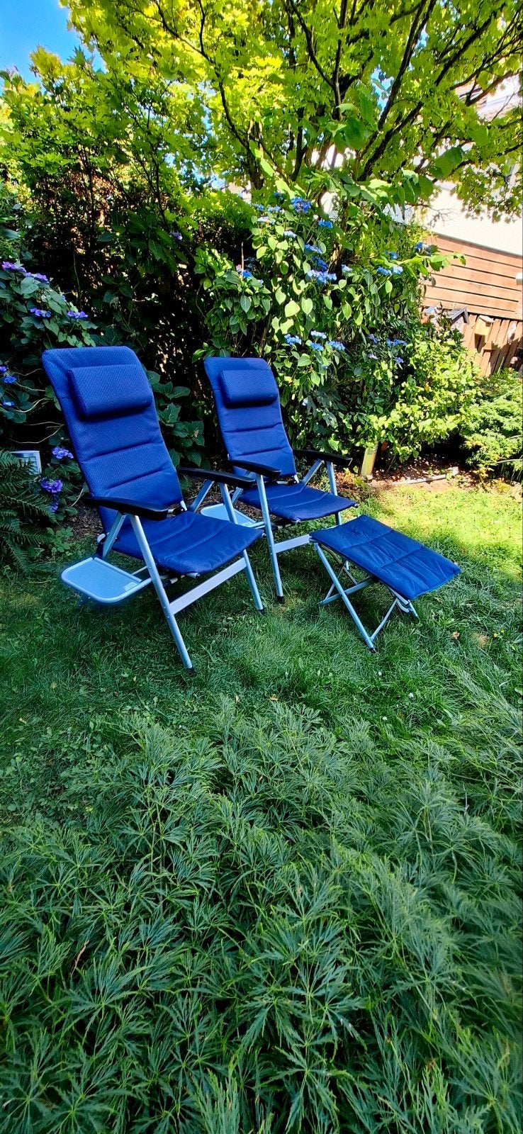 Campingstoel verstelbaar, Caravans en Kamperen, Kampeermeubelen, Zo goed als nieuw, Campingstoel, Ophalen