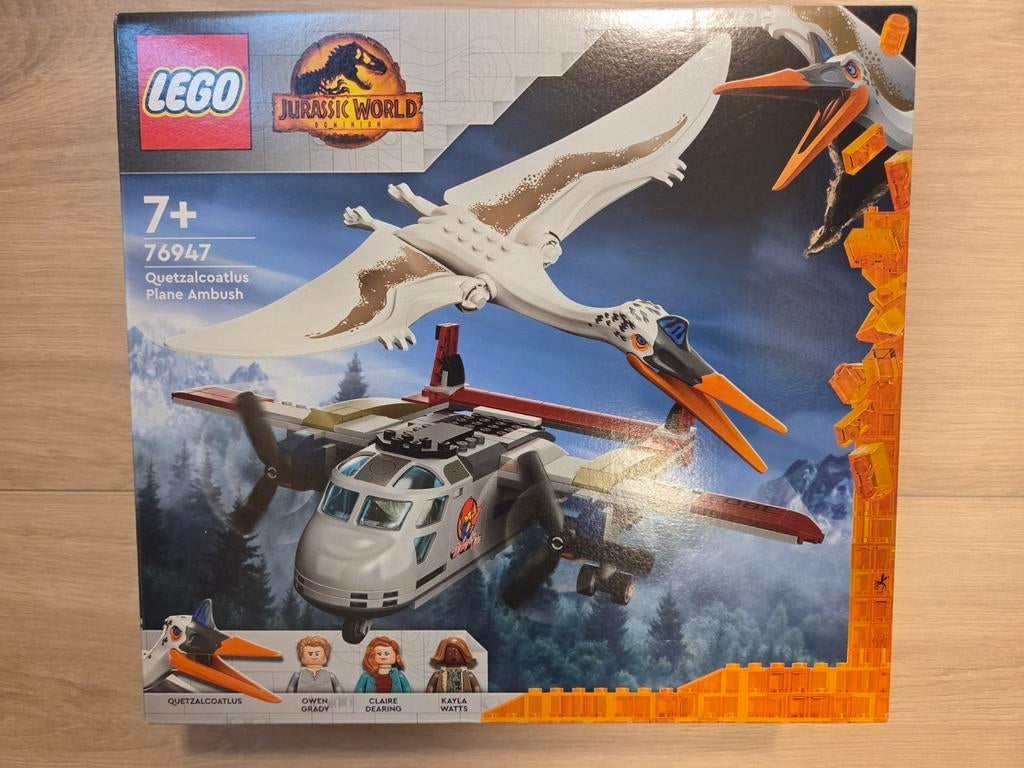 LEGO Jurassic World 76947 Quetzalcoatlus Vliegtuigoverval, Jurassic World, Lego, Nieuw, Ophalen of Verzenden