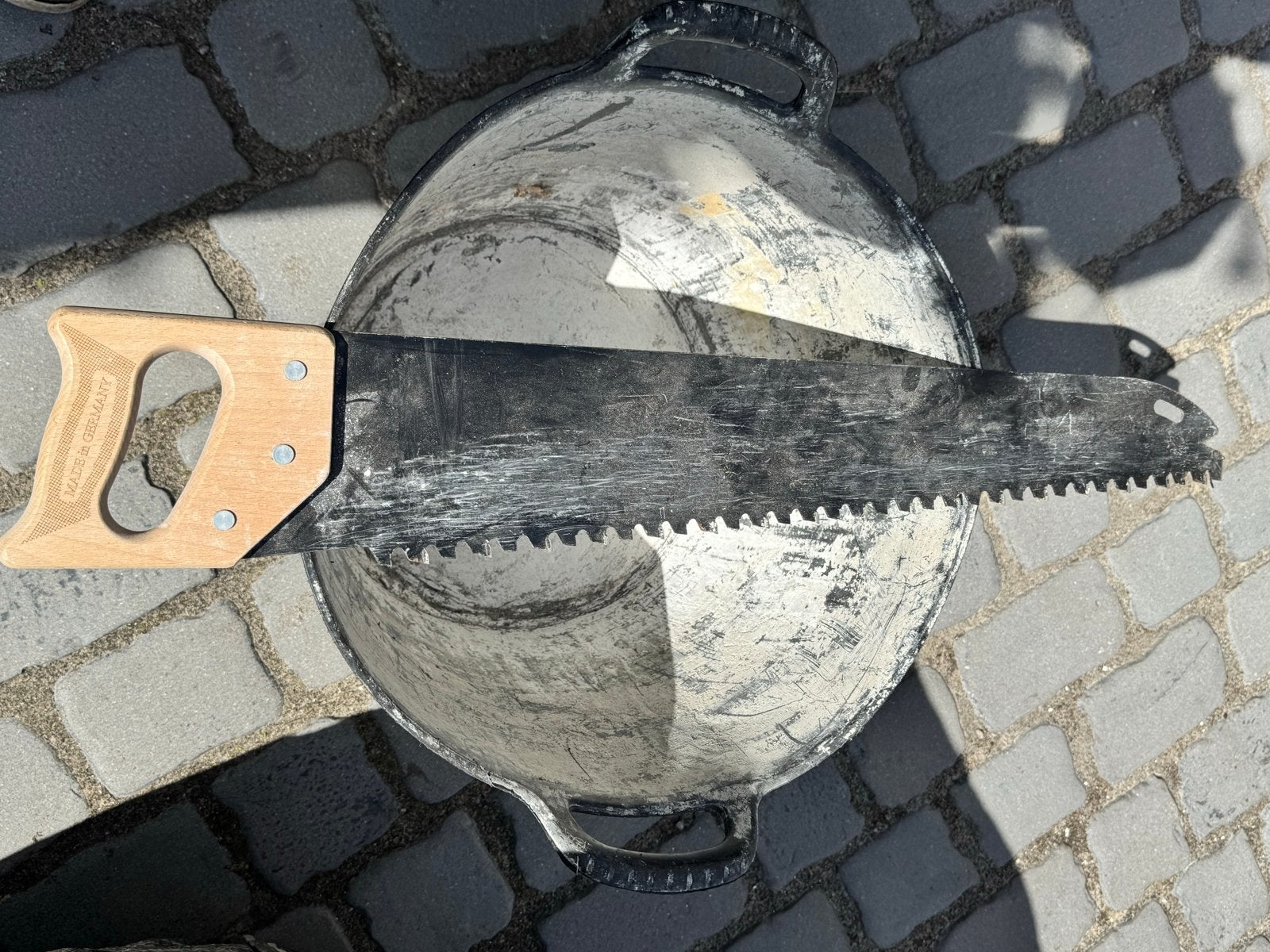 Gibo blokkenzaag - Made in Germany, Doe-het-zelf en Verbouw, Ophalen of Verzenden, Gebruikt