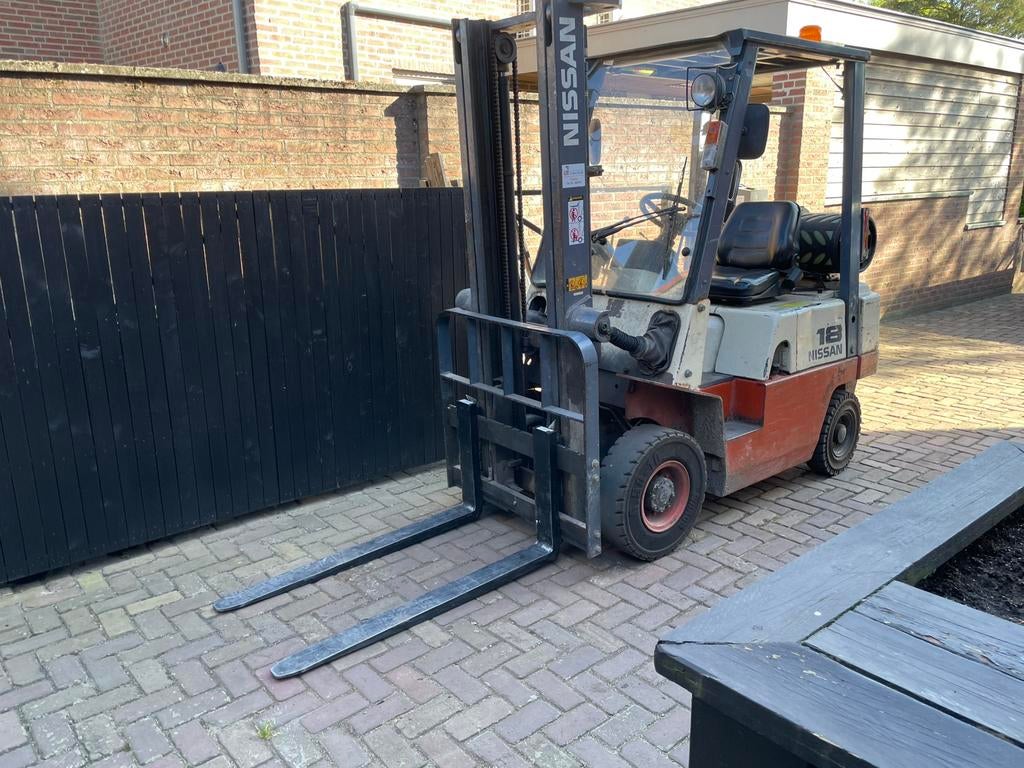 Nissan heftruck LPG, Doe-het-zelf en Verbouw, Ophalen, Gebruikt