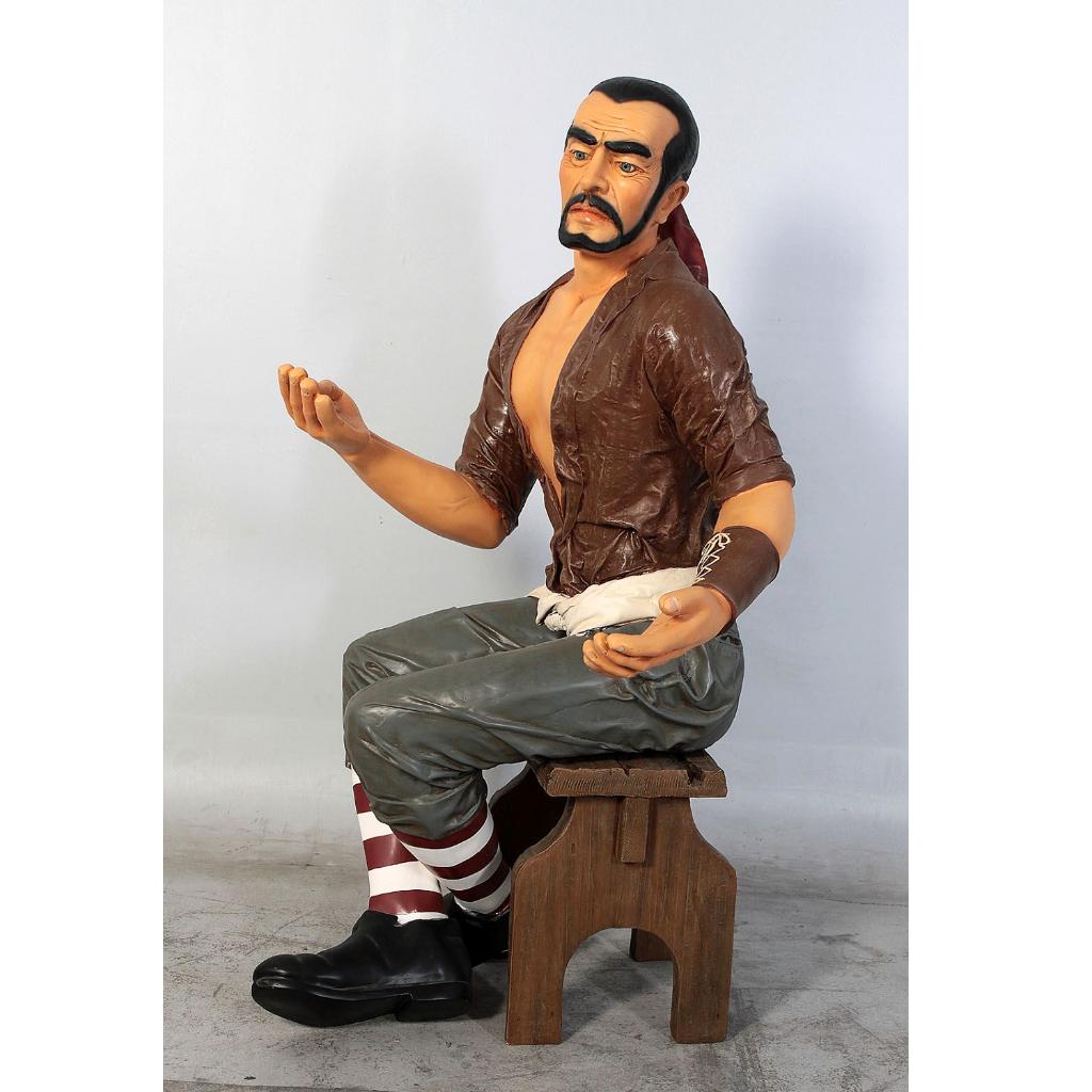 Pirate Carlos Magic – Piraat beeld Hoogte 137 cm, Ophalen, Nieuw, Overige typen