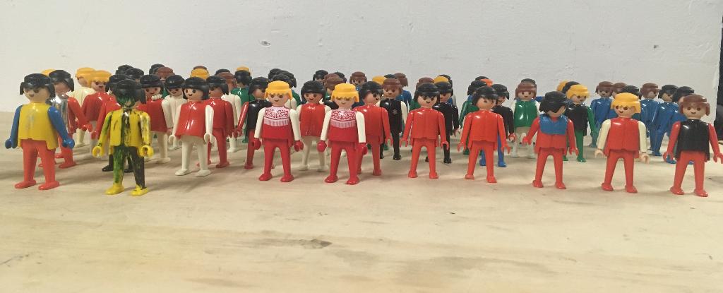 Playmobil poppetjes vele soorten retro vintage 66 stuks, Verzenden, Gebruikt