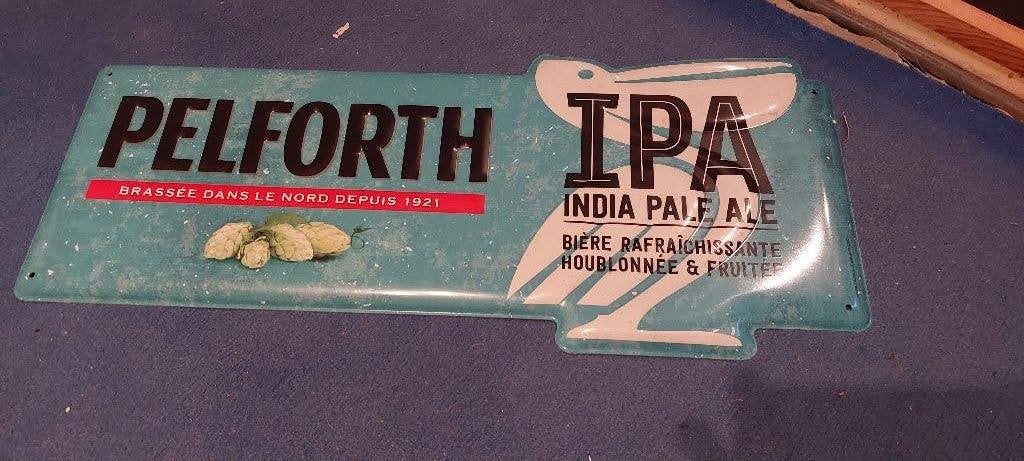 reclamebord Pelforth bier, Ophalen of Verzenden, Nieuw, Reclamebord, Plaat of Schild, Overige merken