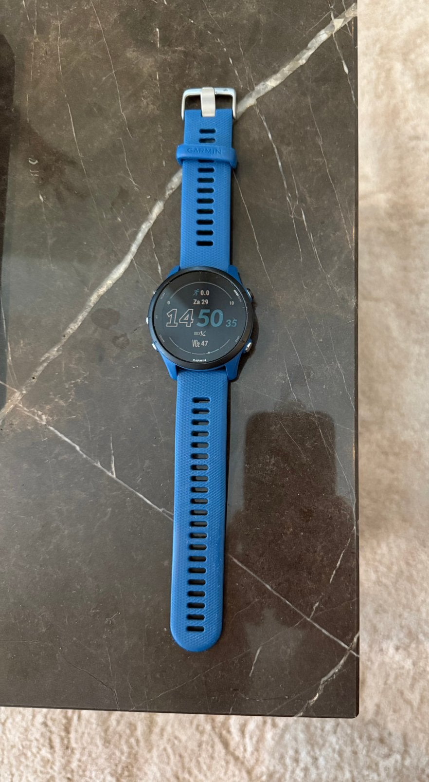 Garmin forerunner 255, Ophalen, Zo goed als nieuw, Zwart, Android