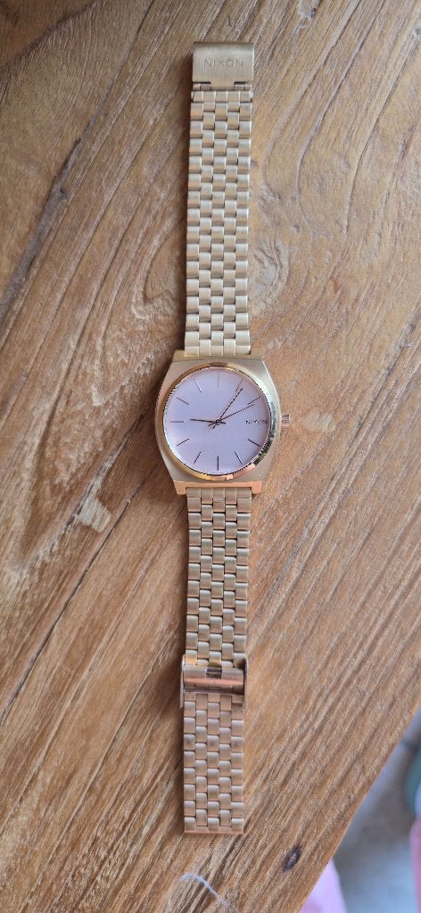 Nixon dames horloge rosé gold, Overige merken, Overige materialen, Verzenden, Polshorloge