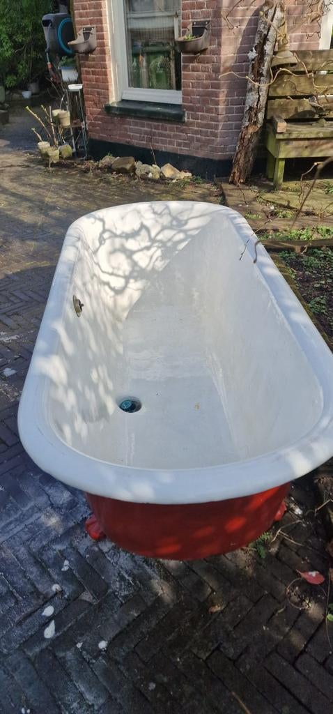 Antiek ligbad op pootjes, Ophalen, Gebruikt