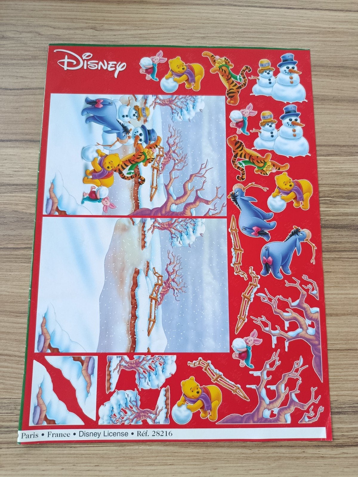 Winnie the pooh familie Knipvel,, Ophalen of Verzenden, Nieuw, Kerst, Knipvel