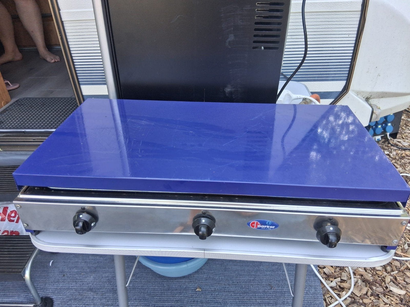 camping gasstel 3 pits, Ophalen, Gebruikt