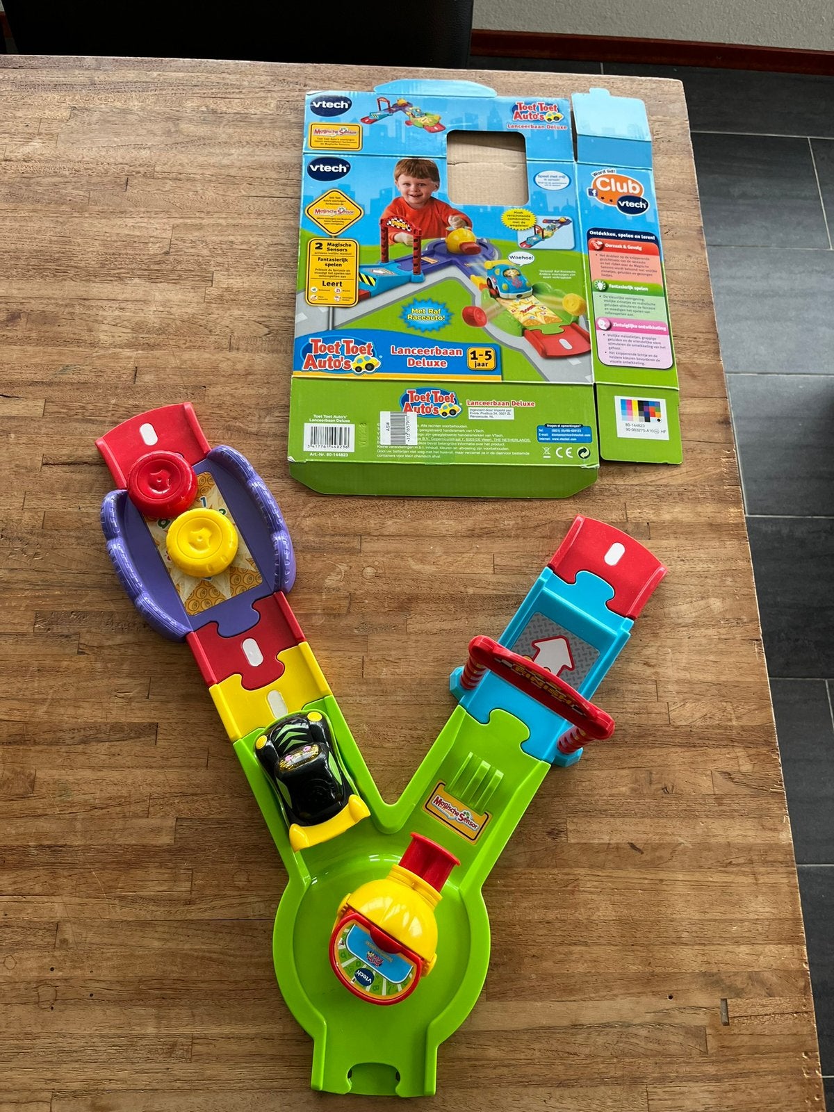 Vtech Toet Toet auto's lanceerbaan, Ophalen of Verzenden, Zo goed als nieuw, 2 tot 4 jaar