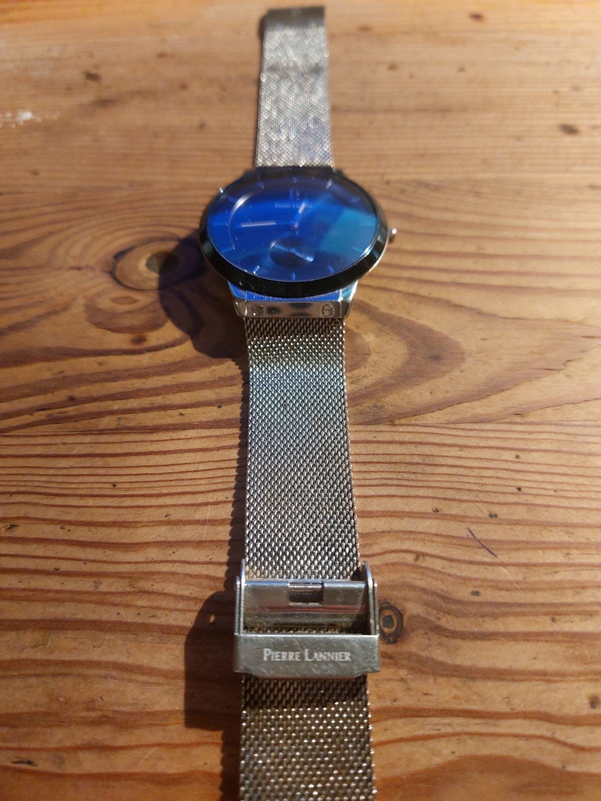 Pierre Lannier horloge met stalen band, Overige merken, Staal, Gebruikt, Staal