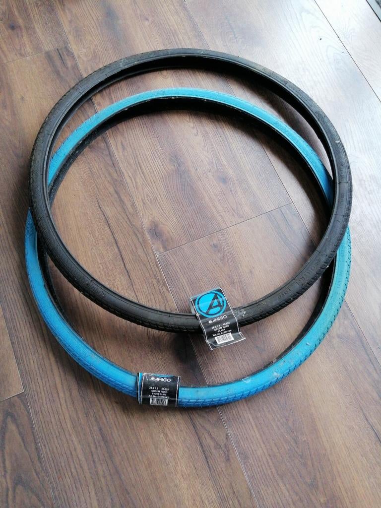 2 fietsbanden, Ophalen, Nieuw