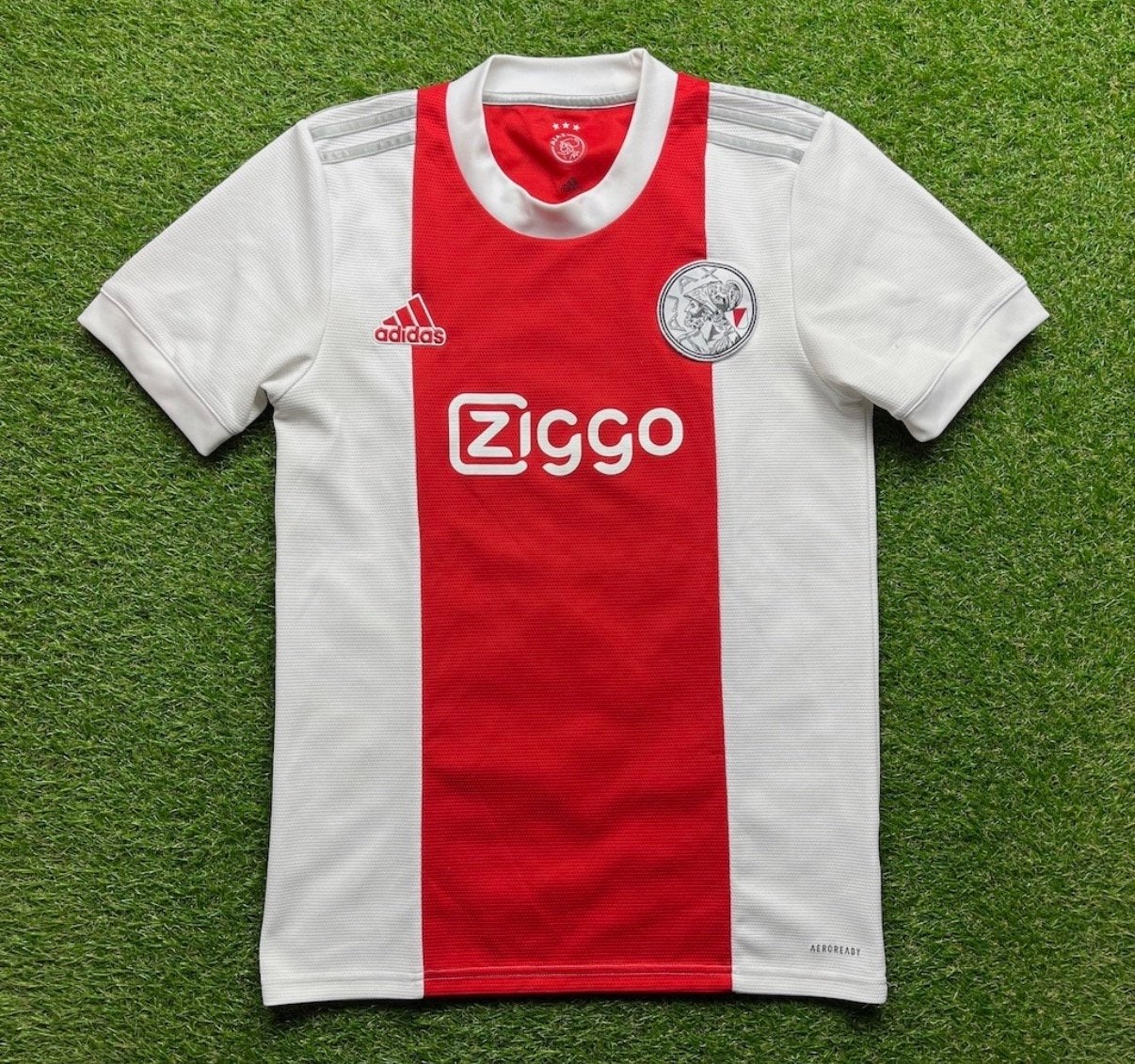 Ajax Thuisshirt 2021/2022 - Maat L, Ophalen of Verzenden, Zo goed als nieuw, Maat 52/54 (L), Wit
