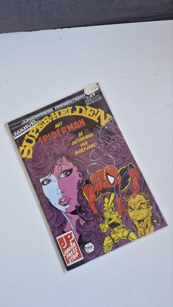 Superhelden met Spiderman: De Ontvoering van Mary Jane, Boeken, Strips | Comics, Gelezen, Eén comic, Amerika, Ophalen of Verzenden
