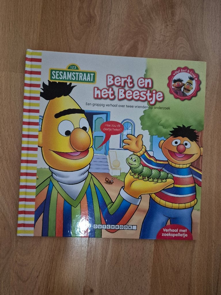Te Koop leesboekje Bert en Ernie z.g.a.n., Boeken, Ophalen of Verzenden, Zo goed als nieuw, Fictie algemeen
