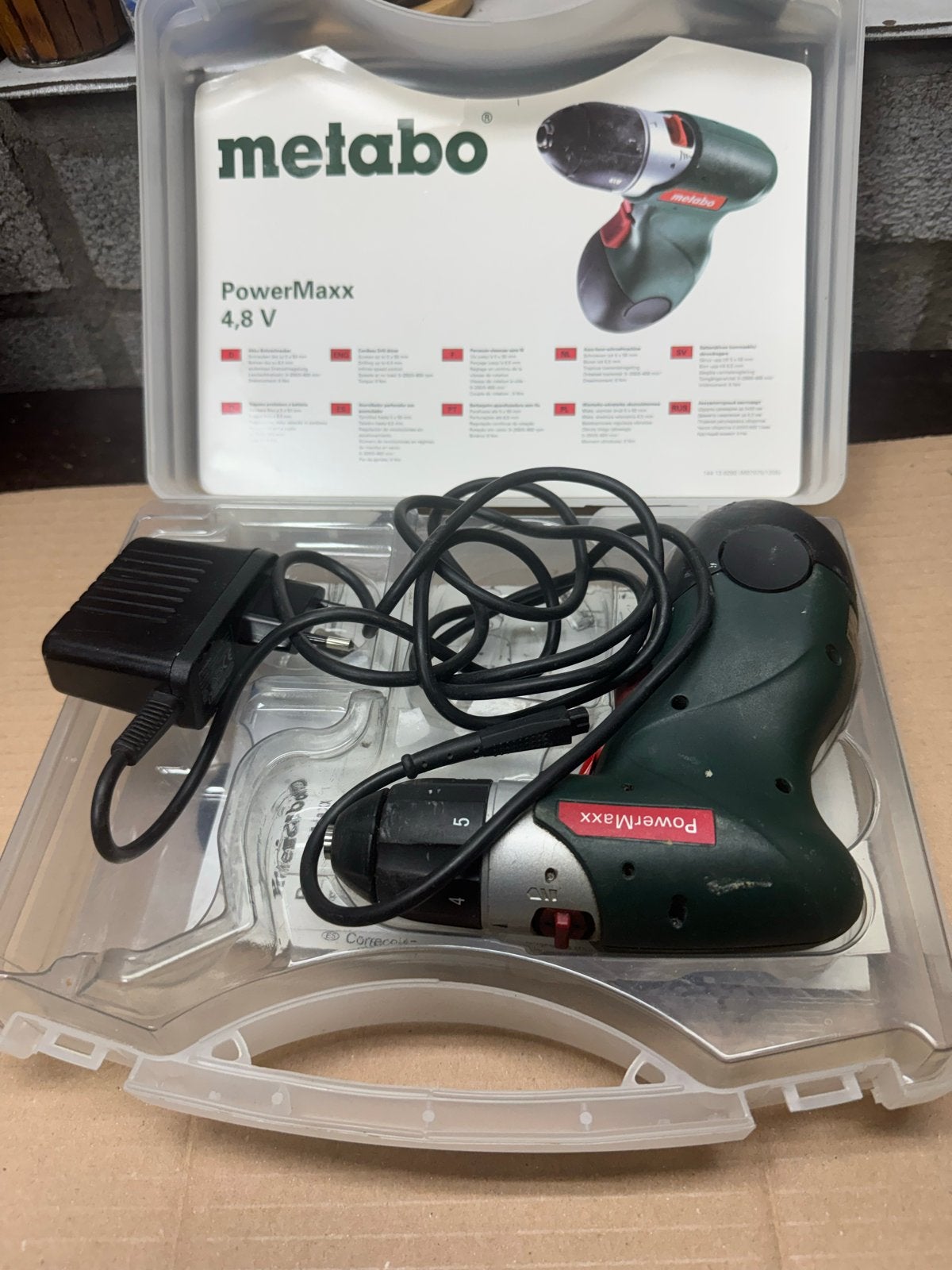 Metabo PowerMaxx 4,8 V Boor- en Schroefmachine, Ophalen of Verzenden, Gebruikt, Minder dan 400 watt, Boor- en Schroefmachine