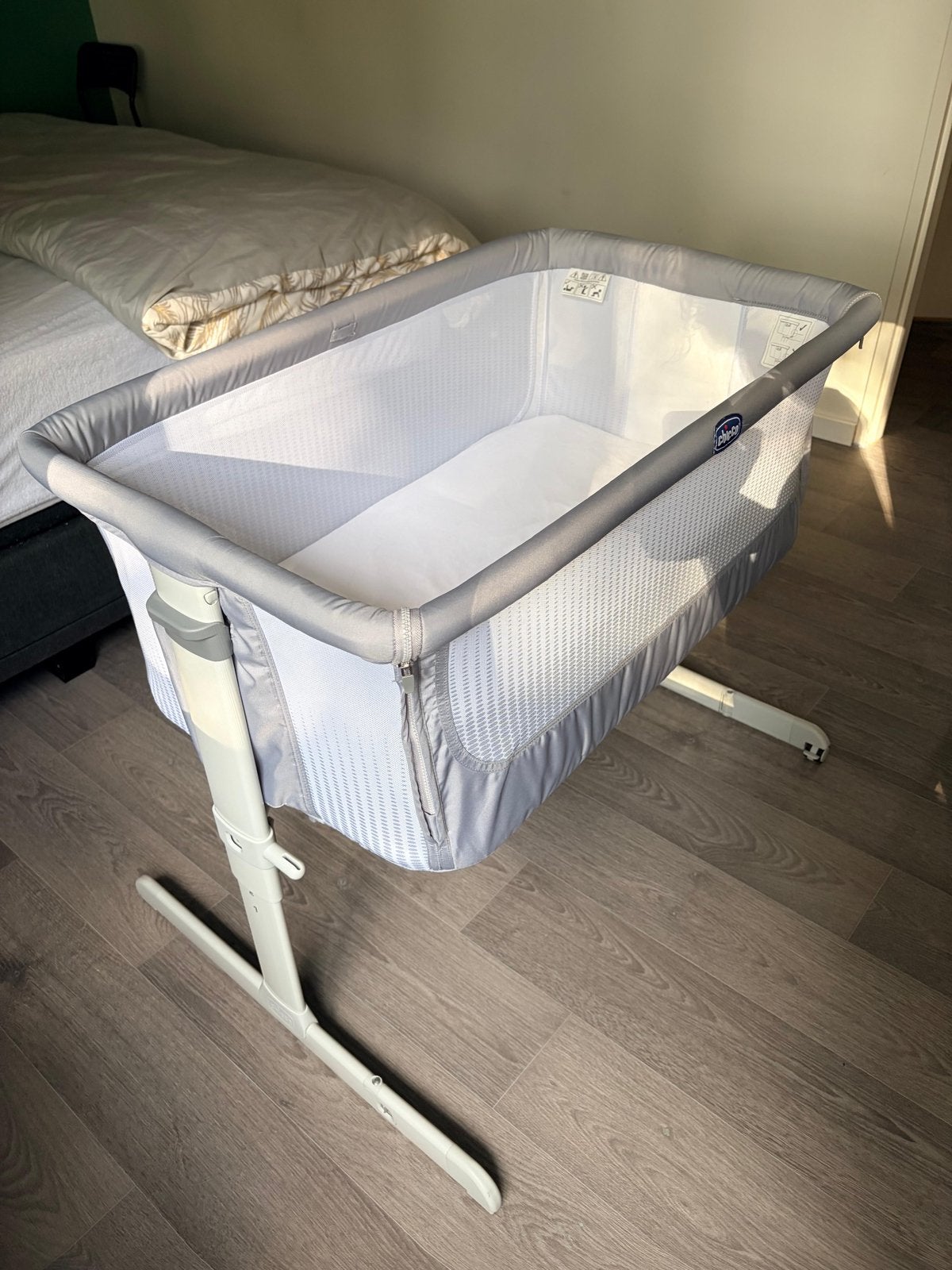 Chicco Next2Me Air Co-Sleeper Wieg - Zo goed als nieuw, Ophalen, Zo goed als nieuw, Wieg