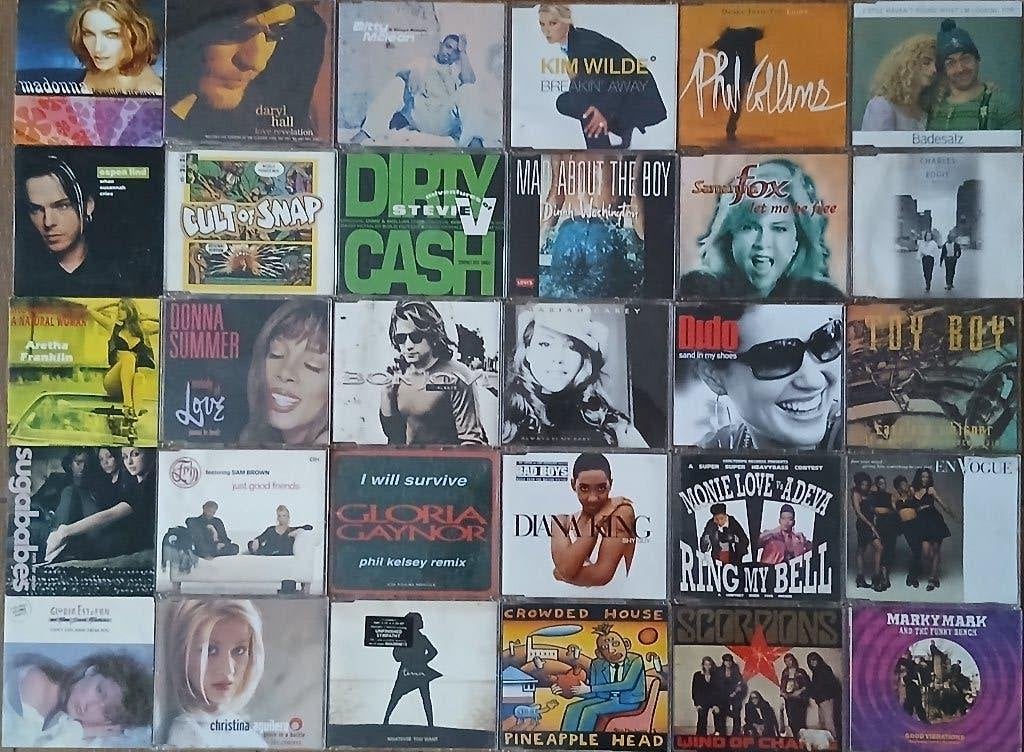 Partij van 240 CD Singles, Cd's en Dvd's, Ophalen of Verzenden