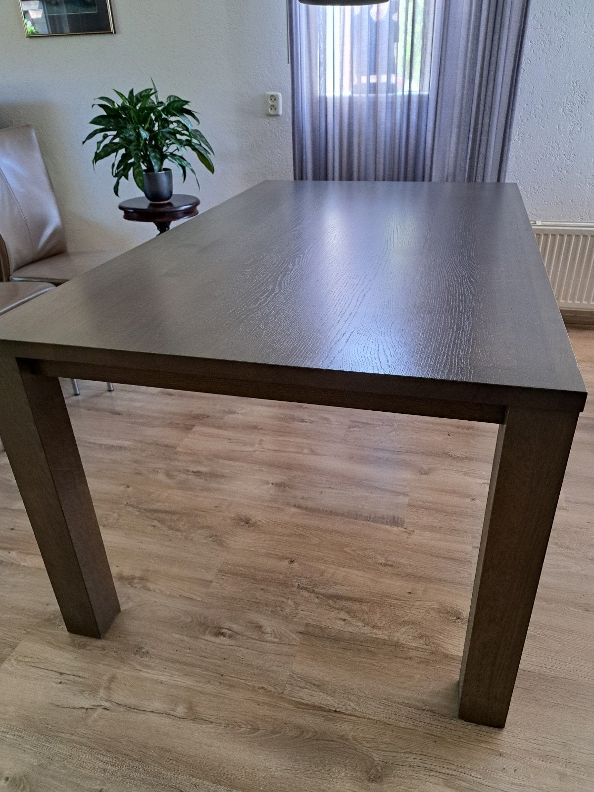 Mooie eettafel, Ophalen, Eikenhout, 50 tot 100 cm, Zo goed als nieuw