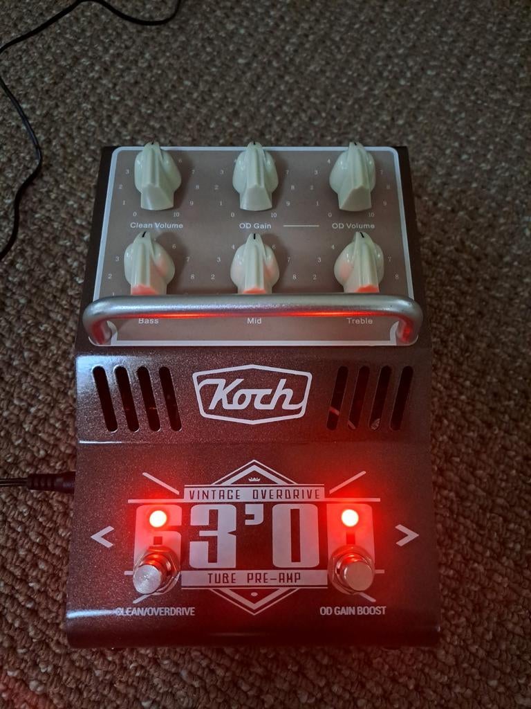 Koch '63 OD Pedal Tube Preamp, Ophalen of Verzenden, Zo goed als nieuw, Distortion, Overdrive of Fuzz