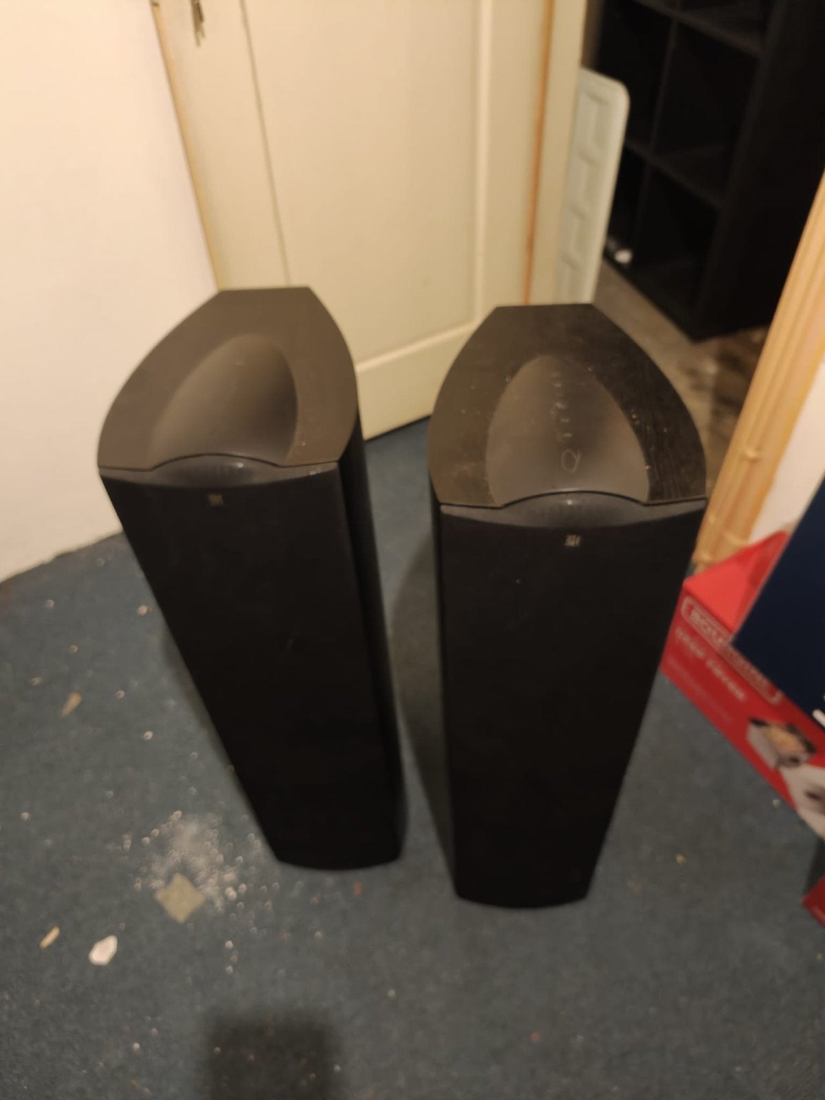 KEF Q5 Vloerstaande Luidsprekers - Zwart (Paar), Vloerstaande luidspreker, Gebruikt, Ophalen, 150 watt of meer