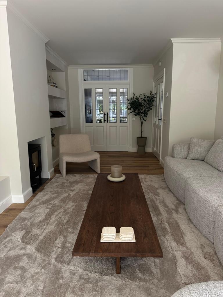 Vloerkleed 300x400 taupe/beige, Ophalen, Gebruikt