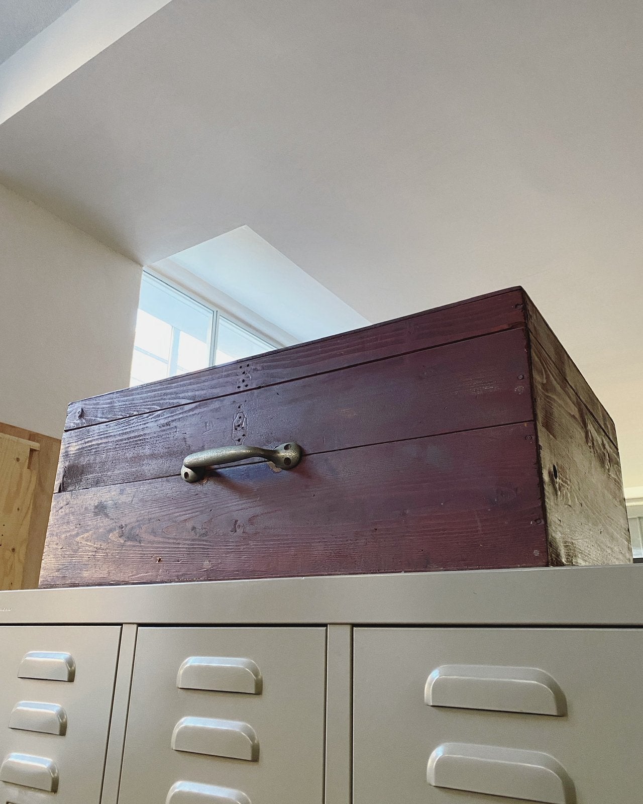 50% SALE: Oude vintage houten kist, koffer, Ophalen, Minder dan 50 cm, Gebruikt, 50 tot 100 cm
