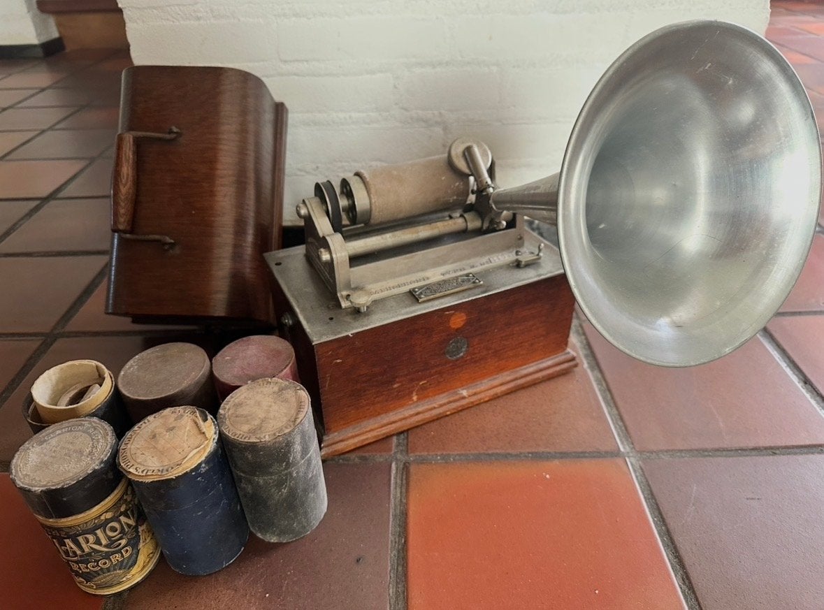 Antieke Graphophone/cilinderphonograaf Type No. 44 ca. 1902, Ophalen