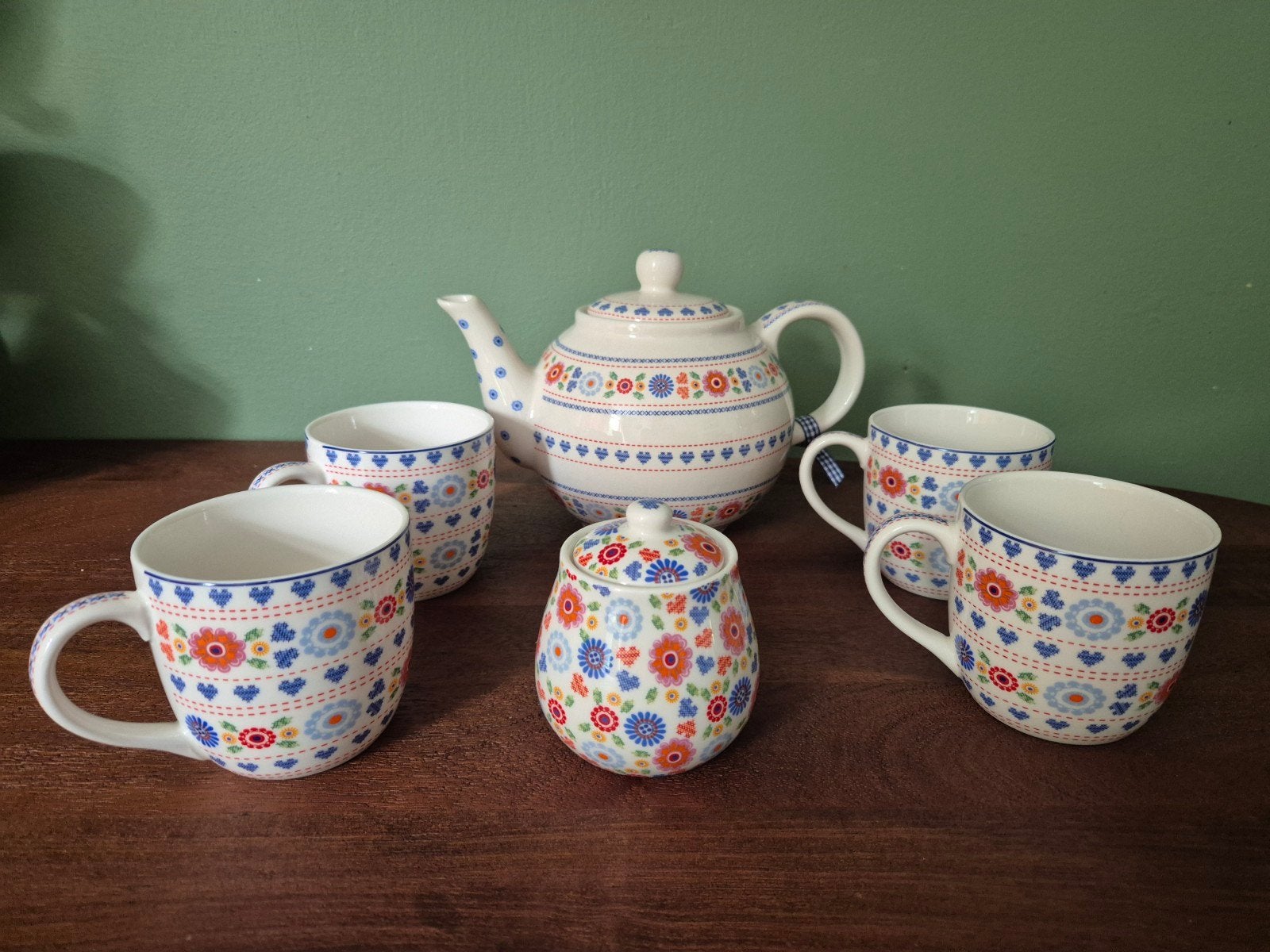 Thee servies set., Ophalen