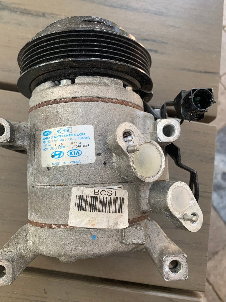 Kia Airco Compressor / Pomp - HCC RS-09 (F500 QADAA-03), Ophalen, Gebruikt, Kia