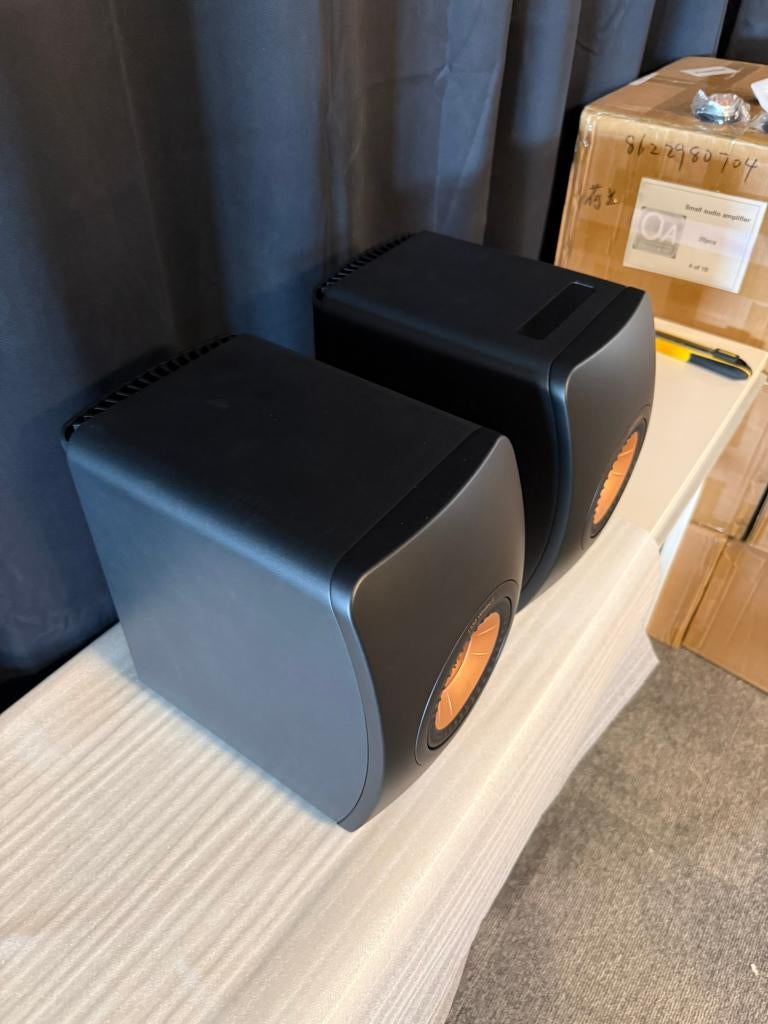 KEF LS50 Wireless II – Black | Als nieuw | Dealer garantie, Audio, Tv en Foto, Luidsprekers, Overige merken, Ophalen of Verzenden