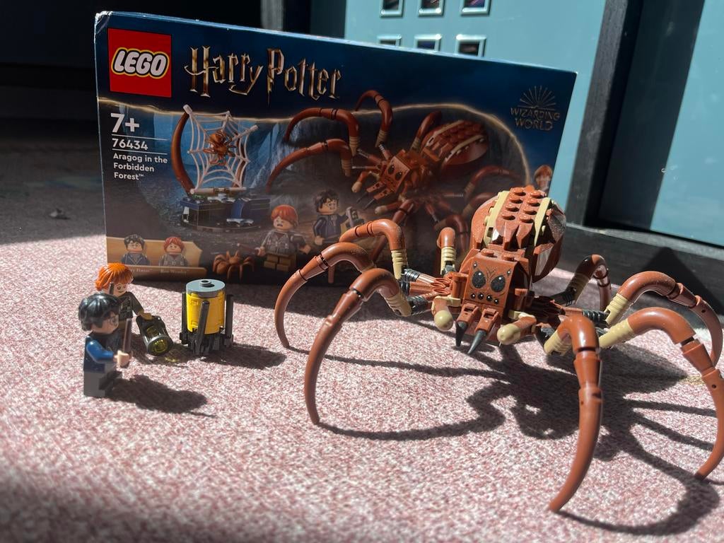 LEGO Harry Potter 76434 Aragog in het Verboden Bos, Lego, Harry Potter, Ophalen of Verzenden, Zo goed als nieuw