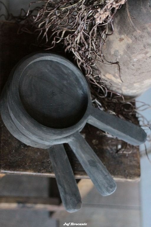 Sobere houten schaal met handvat driftwood klein, Www.jufbrocante.nl, Www.jufbrocante.nl, Nieuw, Ophalen of Verzenden