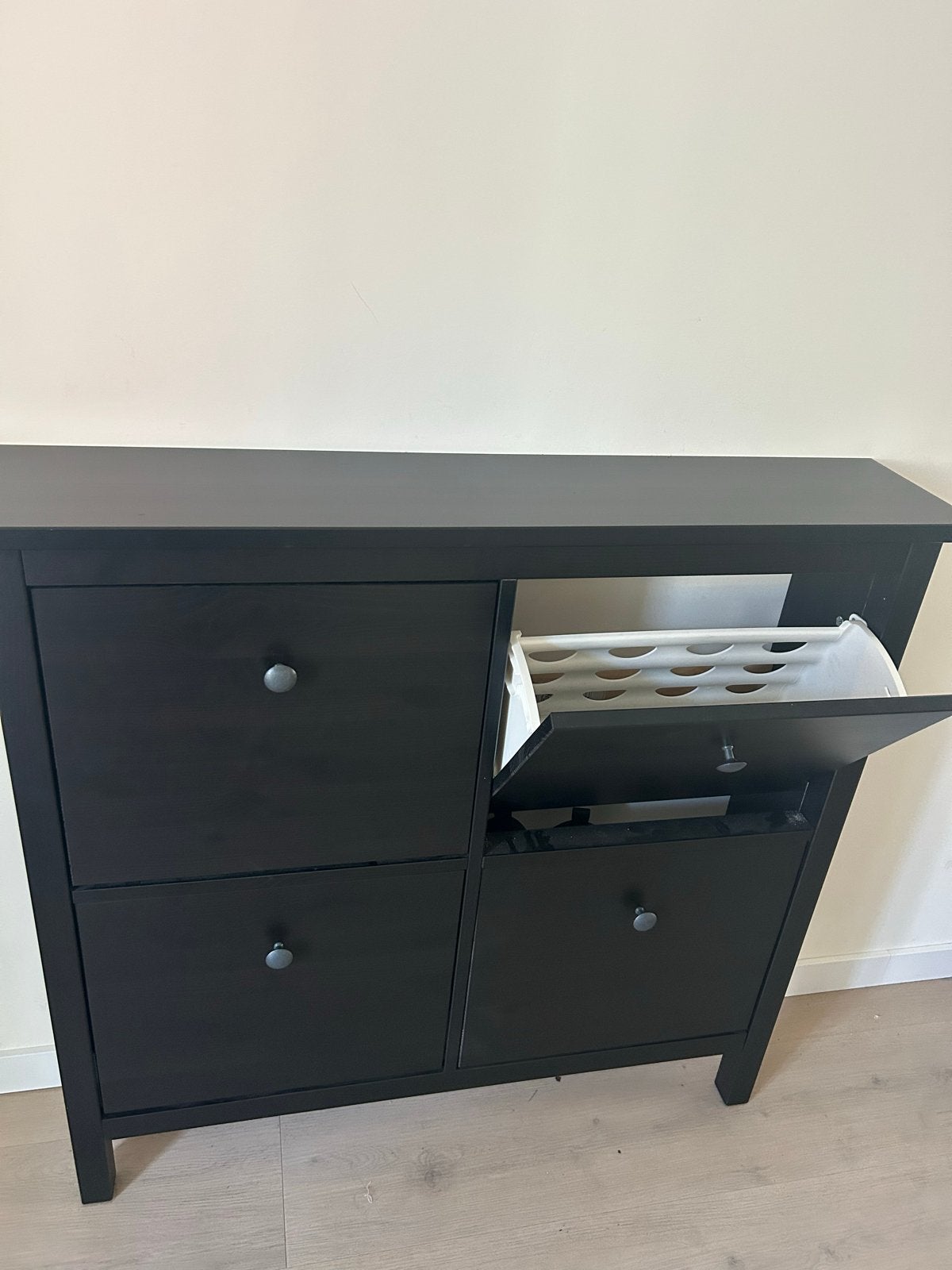 Schoenenkasten set: grote en kleine kast (zwart), Ophalen, Gebruikt