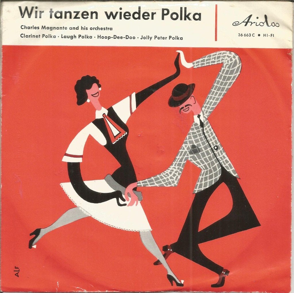 Charlles Magnante  his Orchestra - Wir Tanzen Wieder Polka, Fotohoes, Ophalen of Verzenden, Zo goed als nieuw, Wereldmuziek