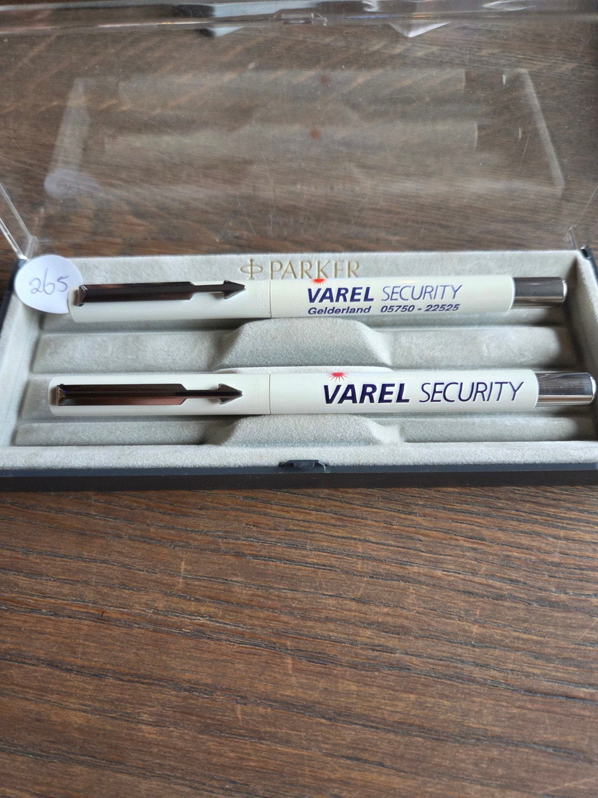 Parker Pennenset Varel Security met doosje, Verzamelen, Pennenverzamelingen, Ophalen of Verzenden
