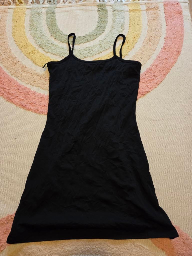 Wonder woman mini dress mini-jurk zwart xs 34 paar draadjes, Zwart, Ophalen of Verzenden, Zo goed als nieuw, Maat 34 (XS) of kleiner
