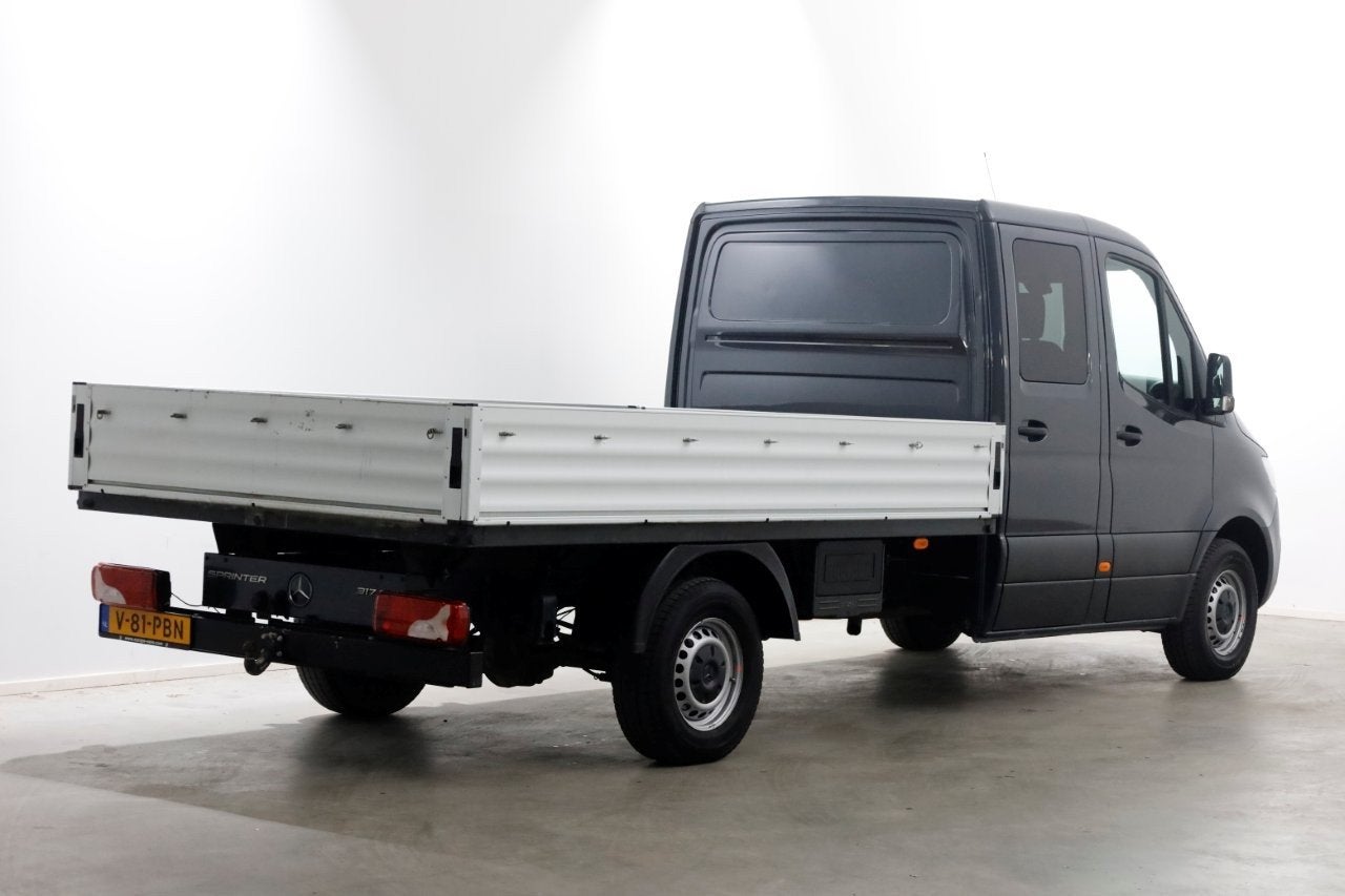 Mercedes-Benz Sprinter 317 CDI 170pk 9G Automaat D.C. Open L, Bluetooth, Achterwielaandrijving, Gebruikt, Euro 6