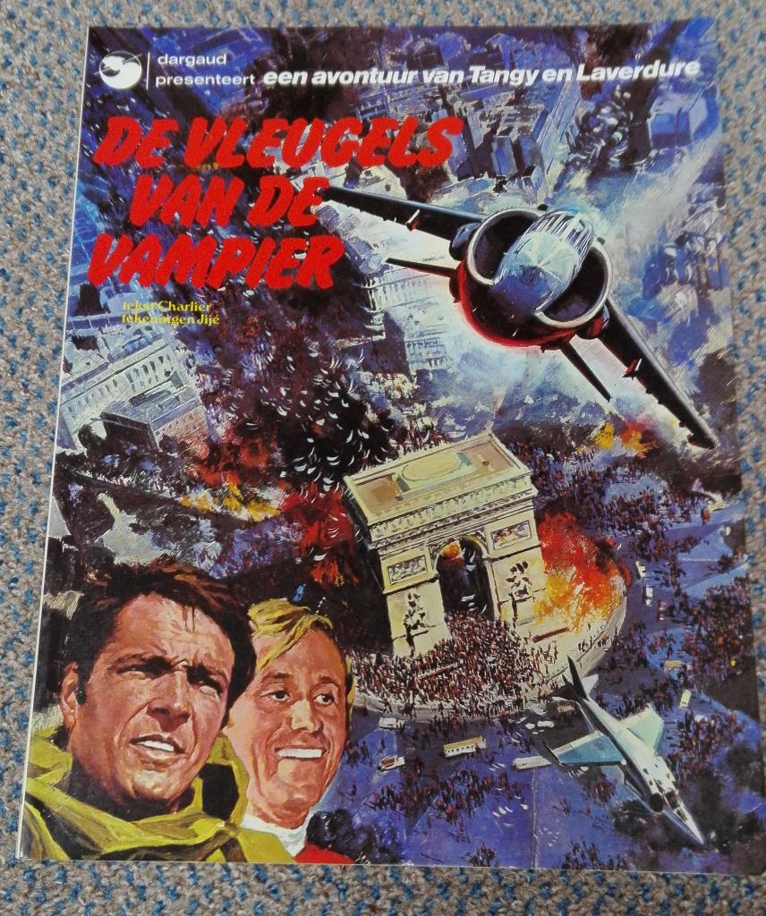 Tangy en Laverdure piloten. De vleugels van de vampier, Eén stripboek, Ophalen of Verzenden, Gelezen