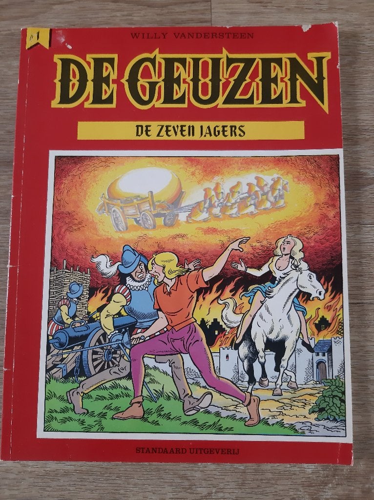 De Geuzen - De Zeven Jagers, Boeken, Eén stripboek, Ophalen of Verzenden, Gelezen