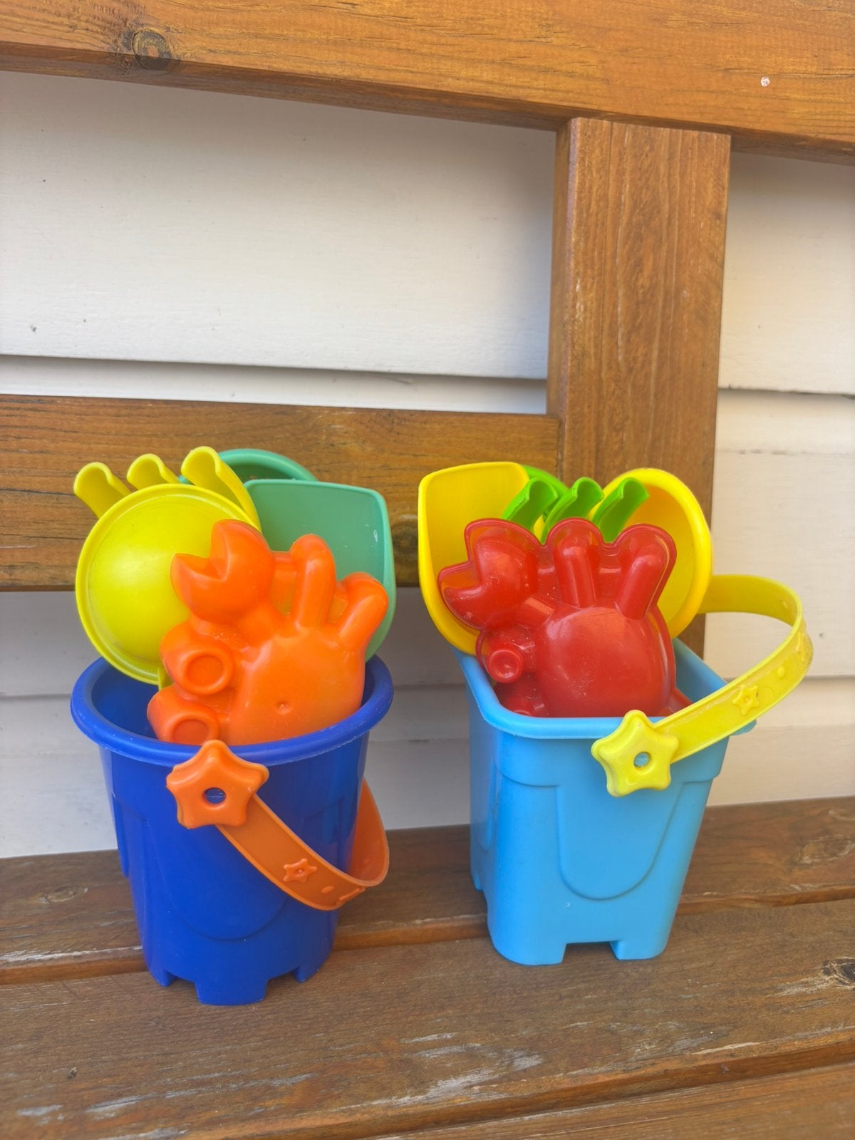2x 6-delige mini strandset / emmerset | zandbakspeelgoed, Ophalen of Verzenden
