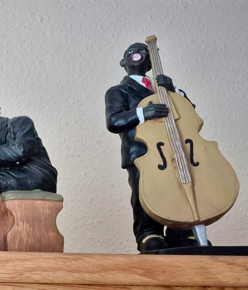 Jazzband Beeldjes - Muzikanten Decoratie, Ophalen of Verzenden, Zo goed als nieuw, Mens
