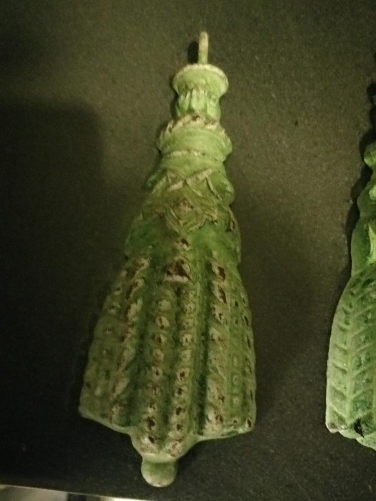 4 ANTIEKE ZWARE GORDIJN CONTRA GEWICHTEN FRANS 20 X7 CM., Antiek en Kunst, Ophalen of Verzenden