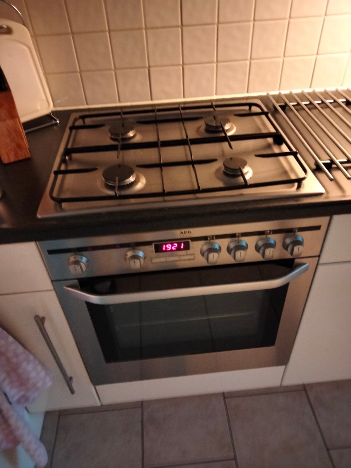 gasfornuis, Witgoed en Apparatuur, Fornuizen, Ophalen, 4 kookzones, Zo goed als nieuw, Inbouw