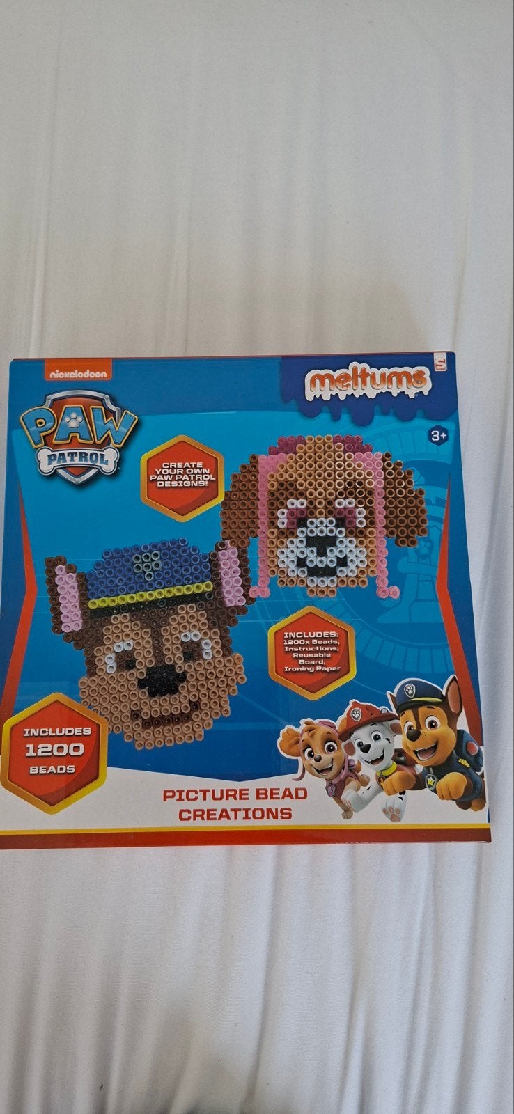 Meltums Paw Patrol Strijkkralen Set - 1200 Kralen, Ophalen, Film en tv, Nieuw, Meerkleurig