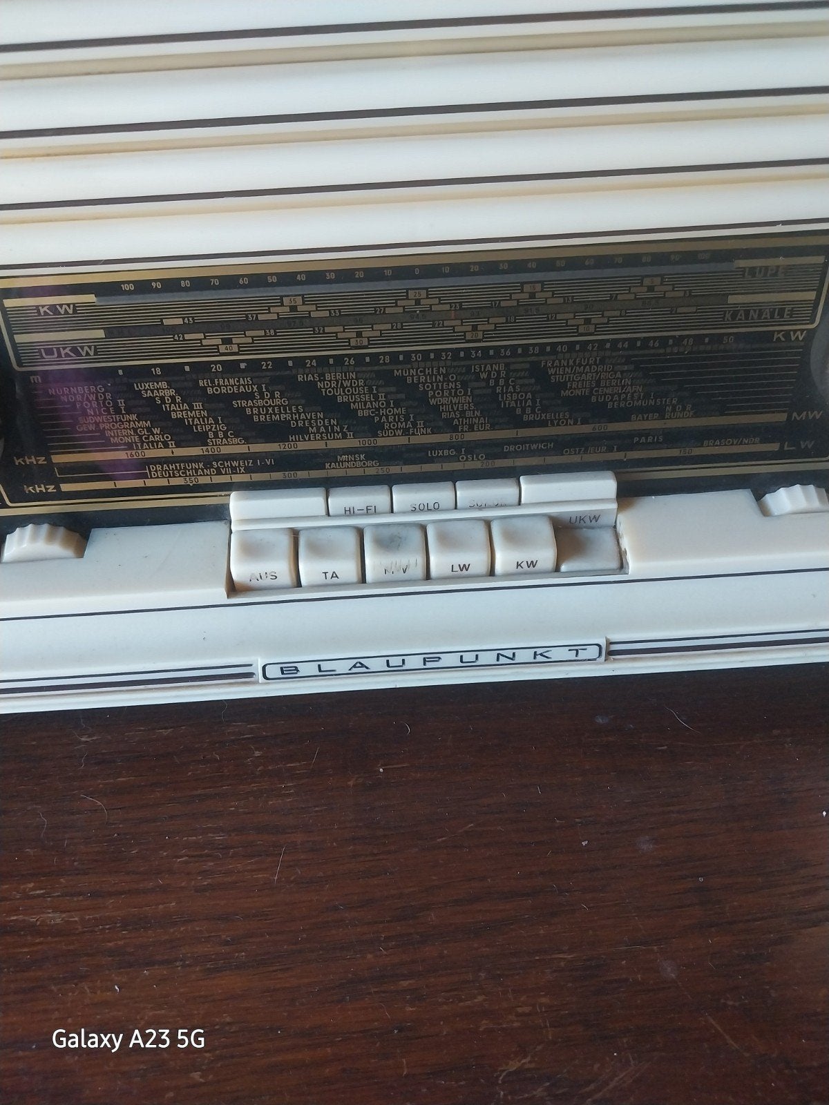 Vintage Blaupunkt Radio - Klassieke Buizenradio, Ophalen of Verzenden, Gebruikt, Radio